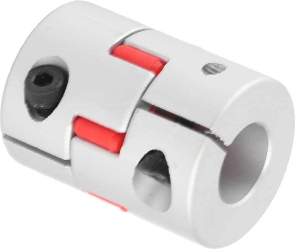 1 Stück Kupplungsstück aus Aluminiumlegierung mit Pflaumenwellenanschluss D25 L30 10-12 mm