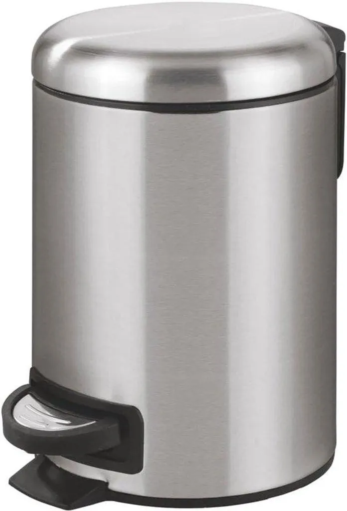 Poubelle de bureau compacte en inox pour tri des déchets et bureau