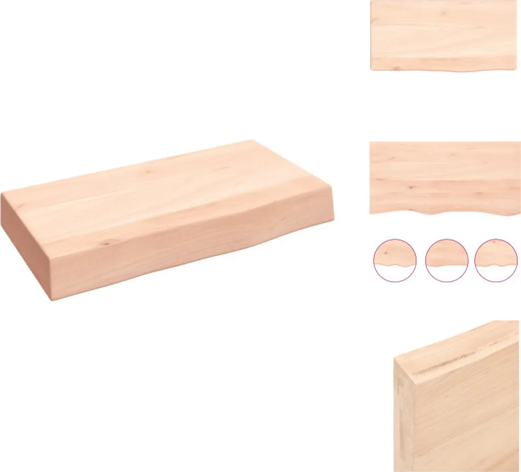 Crea il tuo Angolo Relax con la Mensola vidaXL Rovere 40x20x6 cm