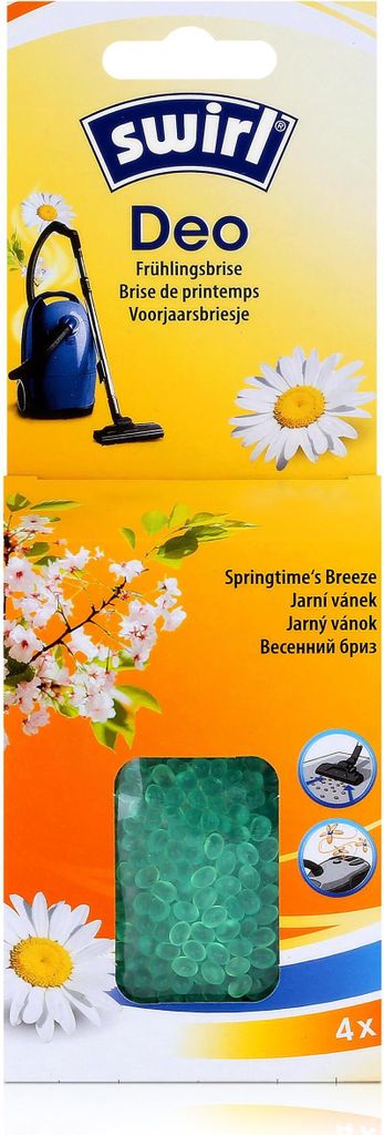 Swirl Deo für Staubsauger Frühlingsbrise - 4 Beutel Staubsaugerduft (1er Pack)
