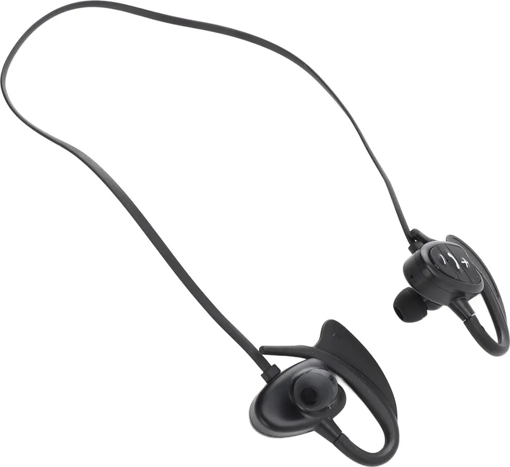 Casque natation IPX8 étanche fini les câbles gênants sous l'eau noir