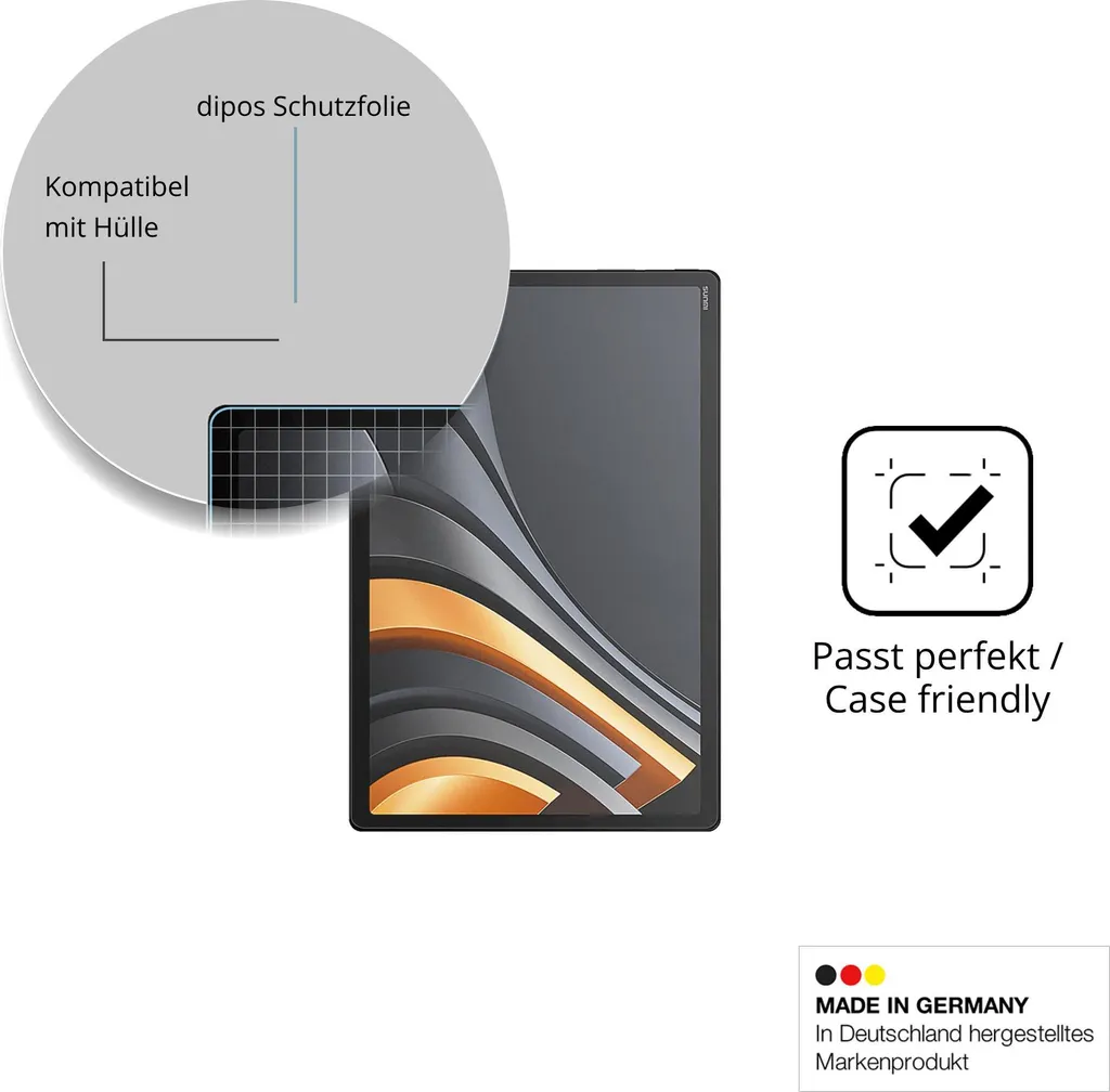 6x dipos Pellicola per Microsoft Lumia 435 Prottetiva Antiriflesso Proteggi