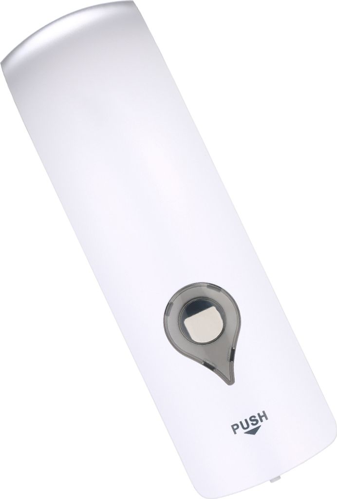 300ml Kein Bohren Wandmontage Einkopf-Seifenspender Bad Duschgel Fluessiger Shampoo-Halter - Weiss