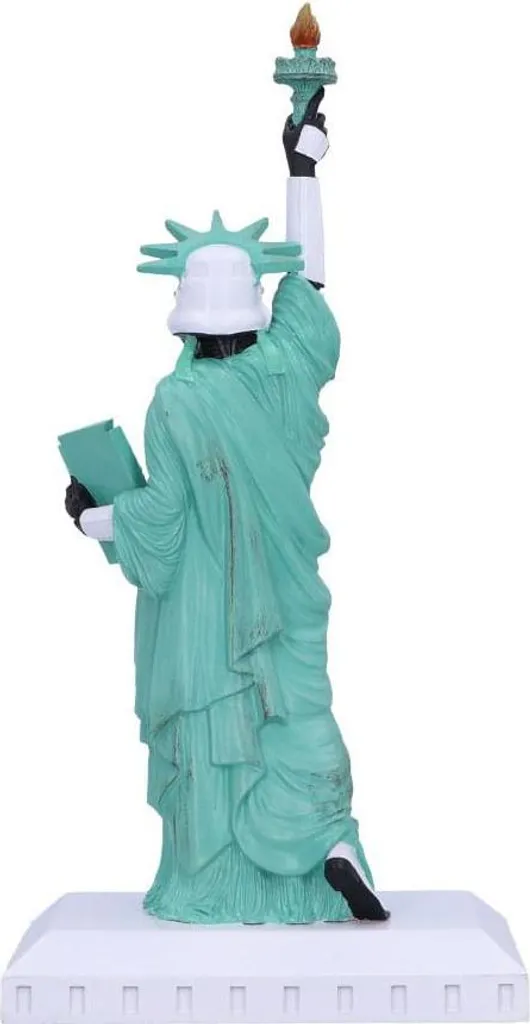 Figurine Stormtrooper Design Statue Liberté 23 cm en Résine de Qualité