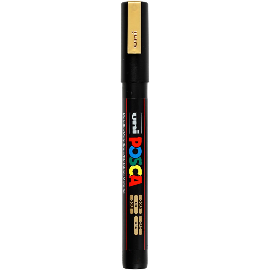 uni-ball® 186581 Marqueur pigmenté POSCA - 0,9 - 1,3 mm, or Image du produit 