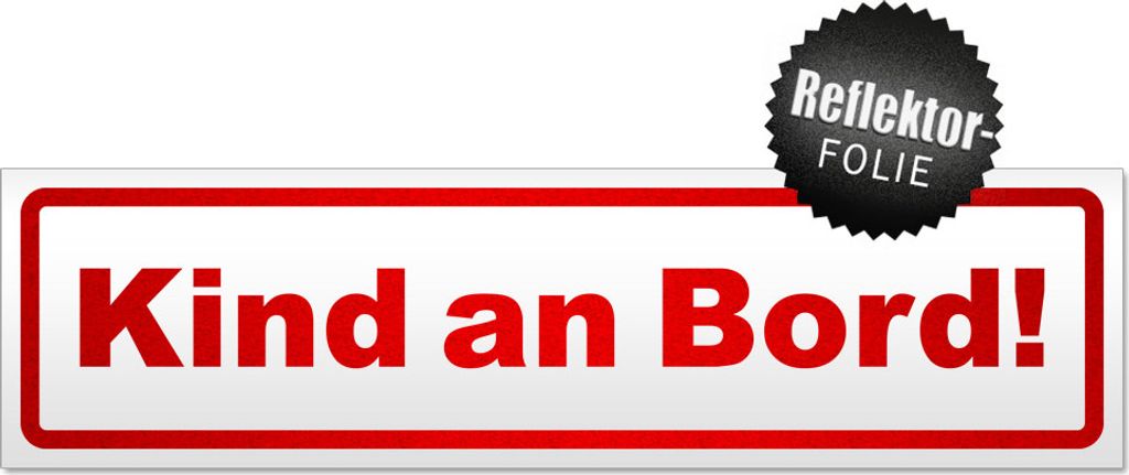 Kind an Bord Magnetschild Schild magnetisch