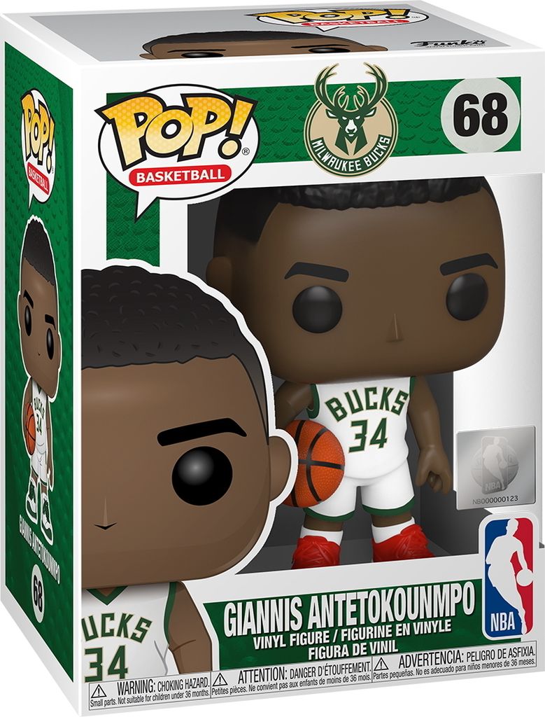 NBA Milwaukee Bucks - Giannis Antetokounmpo 68 - Funko Pop! Produktbild 