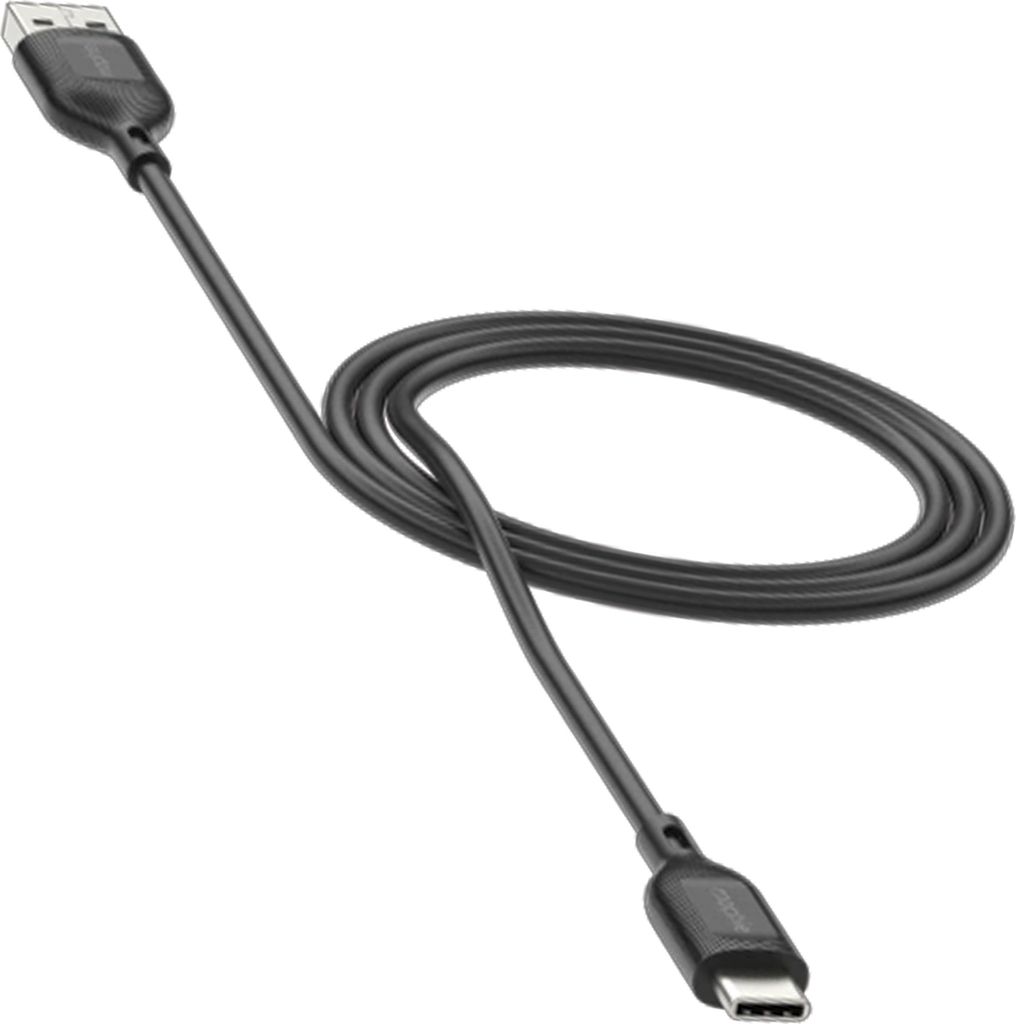 Kabel Mophie Charge Essentials Usb-A - Usb-C 1M - Czarne
