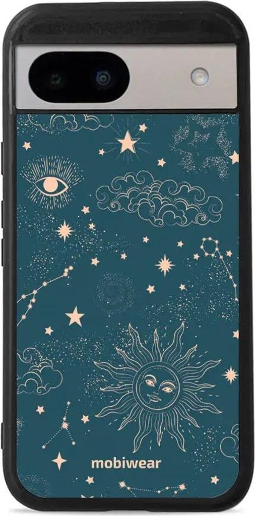 Handyhülle für Google Pixel 8a, Mobiwear Glossy Case, Astraler Staub