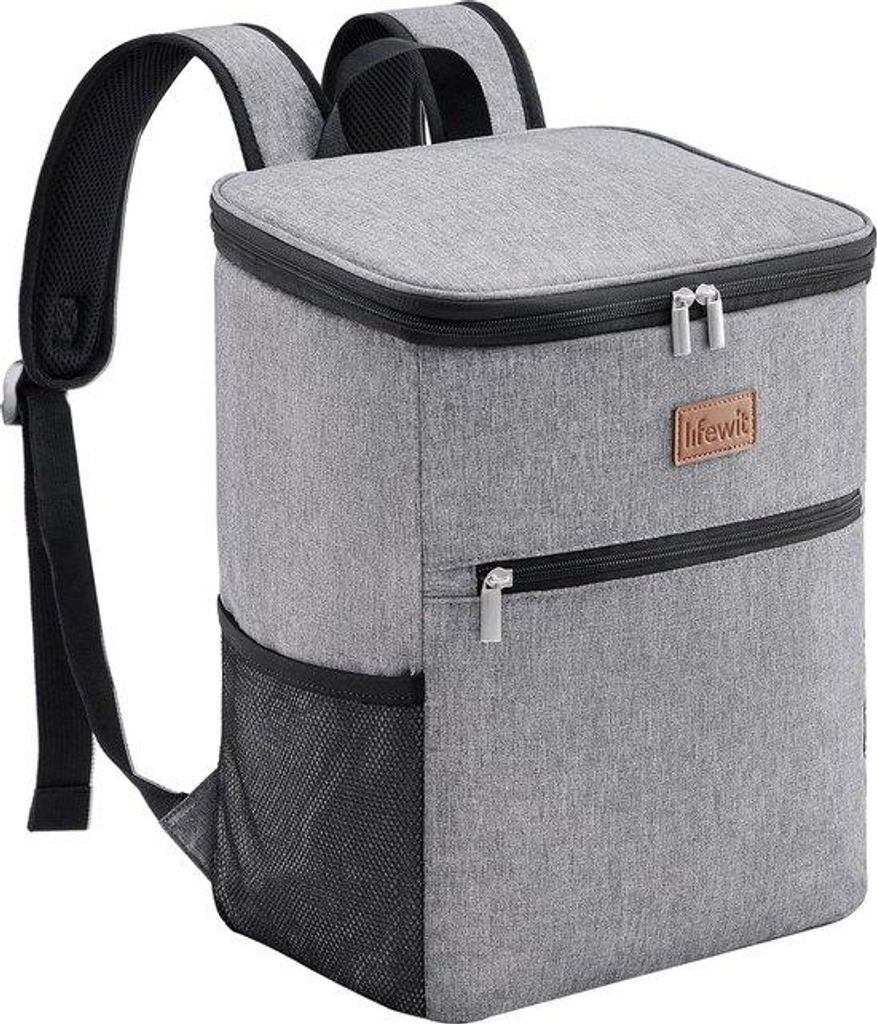 Graue Isolierte Picknicktas 24L Hartes Material für Camping