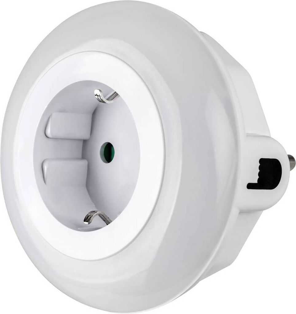 Rabalux 76011 Dekoleuchte Abel, 0,54W, 3000K, 5lm, weiß, rund, warmweiß-rgb, Innen, ø80mm