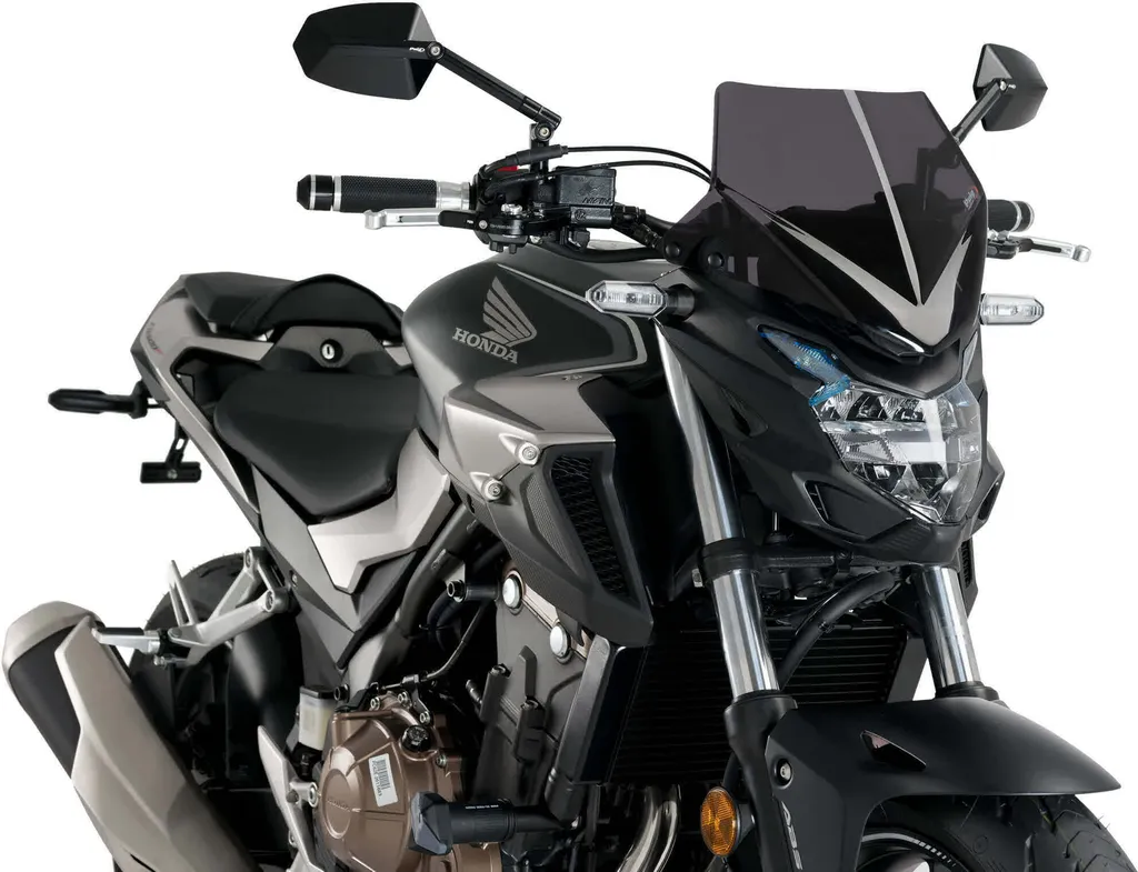 Saute-vent PUIG 21412F New Generation Sport pour Honda CB500F Fumé Foncé