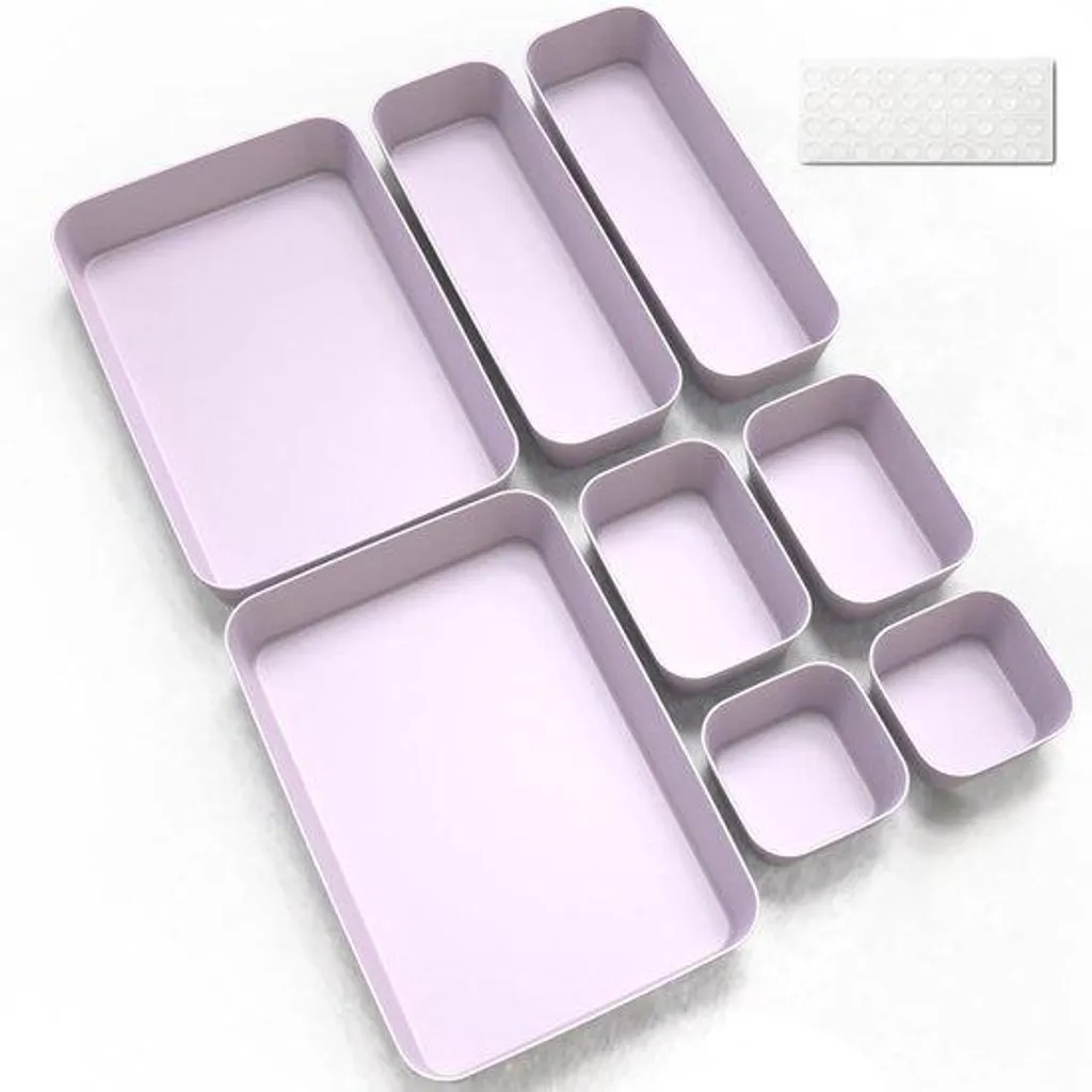 Rangement frigo et placard lot de 8 boîtes plastiques pour la cuisine