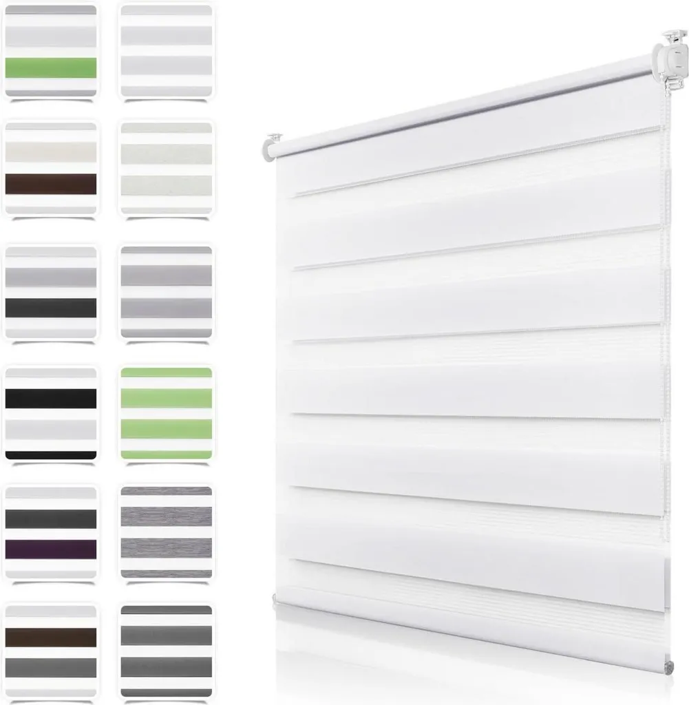 Store occultant sans perçage Klemmfix 45x170cm Noir - Thermo Roulant