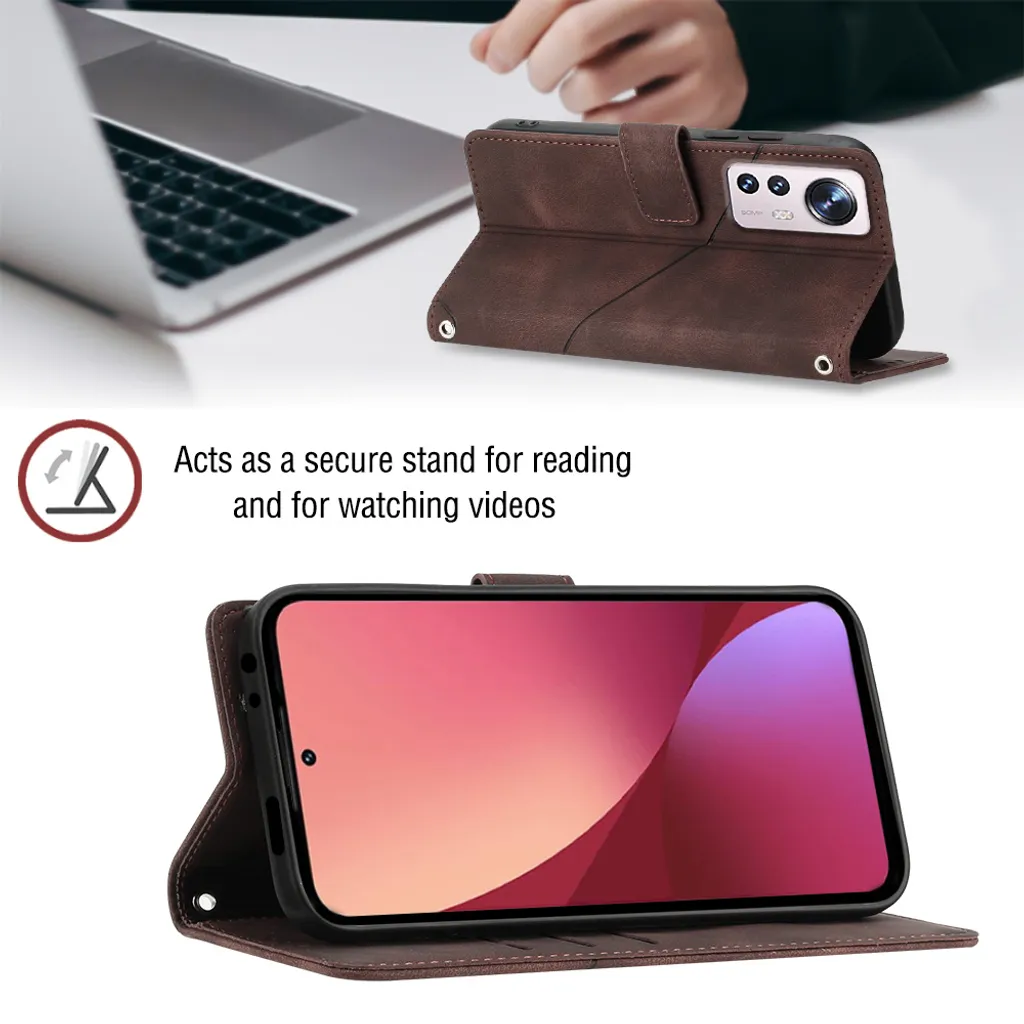 Custodia per Xiaomi 12 / 12S / 12X MI 12 Cover Libro STAND