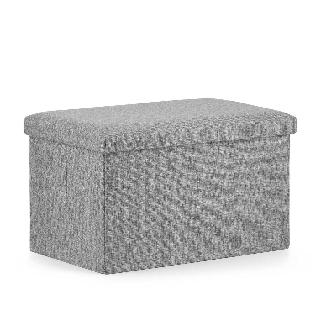 Klappbarer Pouf XL - 60x38x38cm grau