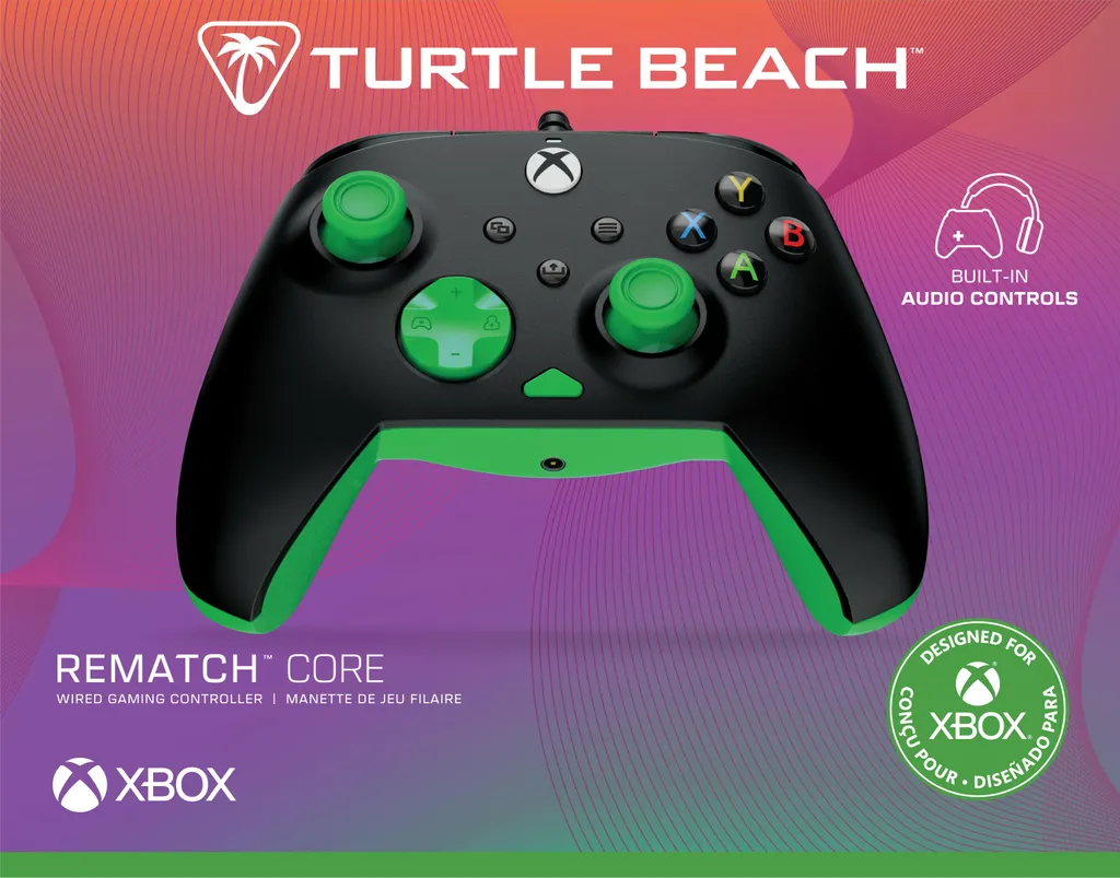 Turtle Beach Rematch Core Gamepad Xbox e PC - Controller Cablato USB-C - 3