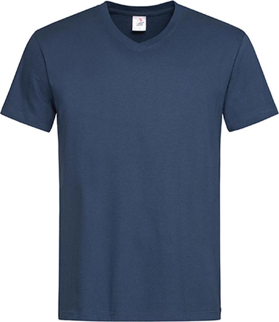 Stedman ST2300 | Classic V-Neck Herren T-Shirt - Farbe: Navy Blue - Größe: L