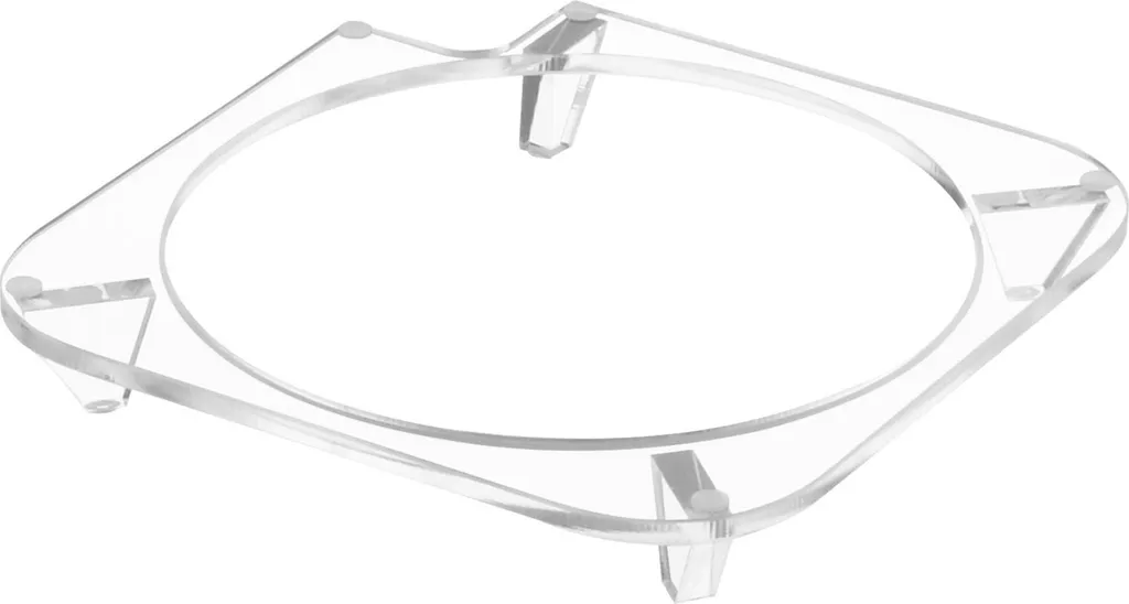 Base Antiscivolo Acrilico per Mac Mini M4 2024 | Supporto Trasparente Desk