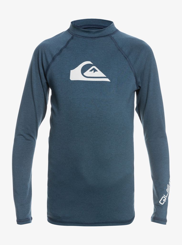 Quiksilver - UV-Surf T-shirt für Jungen - All Time Langarm - UPF50 - Navy Blazer - Blau