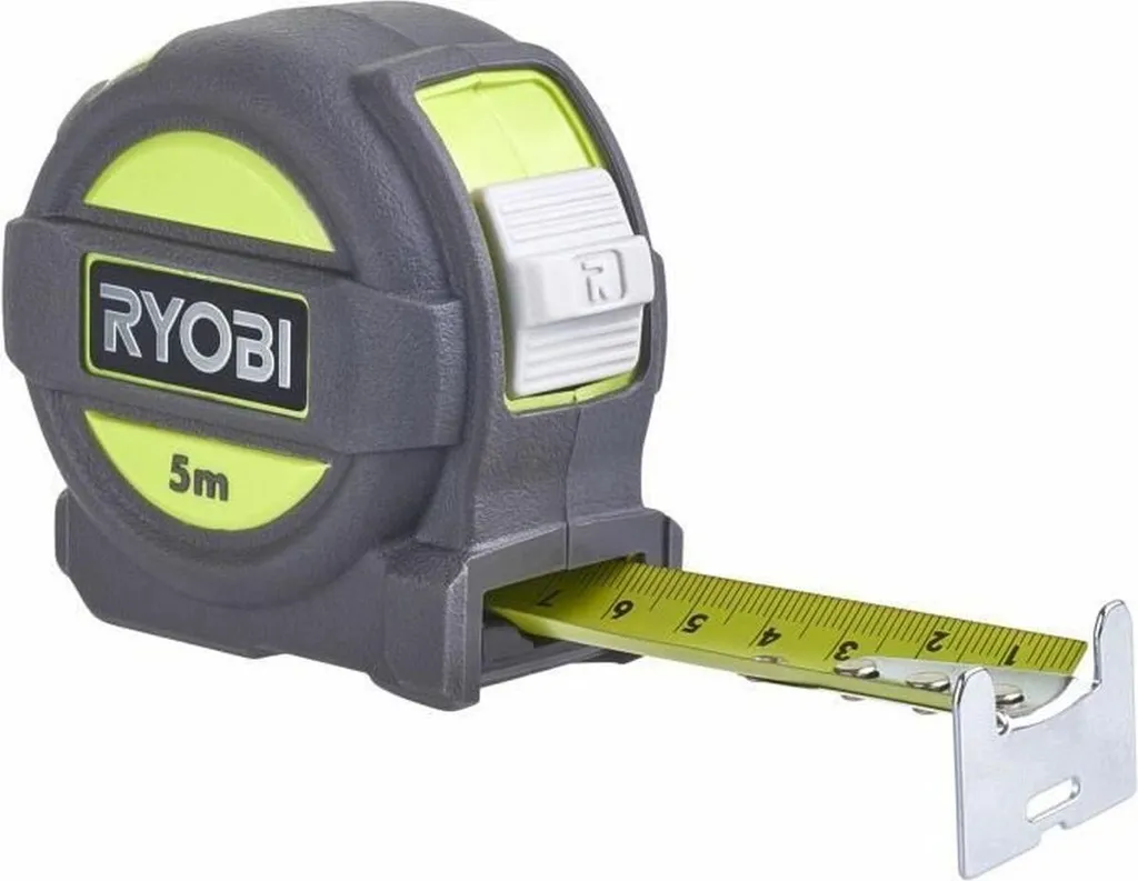 Fini les Erreurs de Mesure avec le Ruban Mètre Ryobi à Blocage Automatique