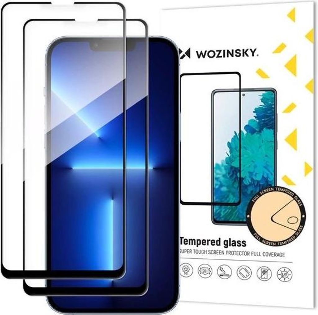 Szkło Hartowane Wozinsky Voll Kleber gehärtetes Glas Na Samsung Galaxy M16, 2-Pack