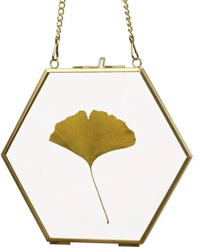 Habillez vos murs vides avec ce vase et cadre photo hexagonal de 12 cm