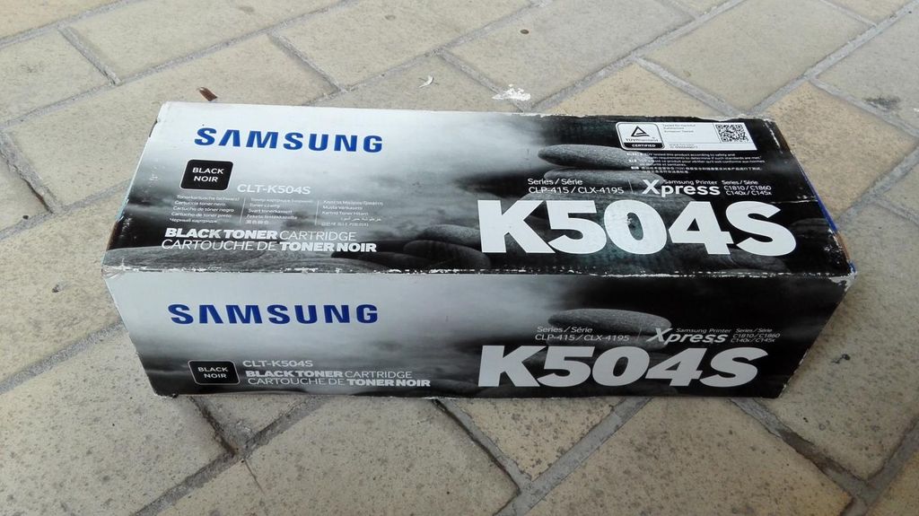 Samsung CLT-K504S Schwarz Original Tonerkartusche, 2500 Produktbild 