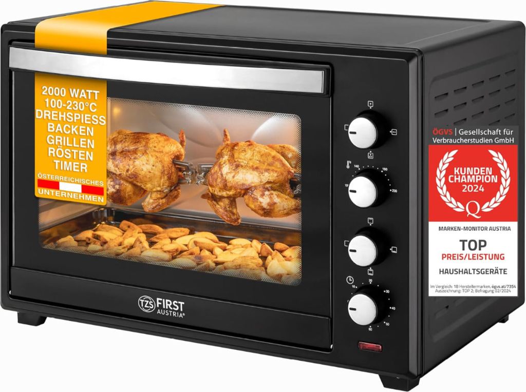 TZS First Austria Mini forno 60l I 2000W I Convezione + Immagine del prodotto 