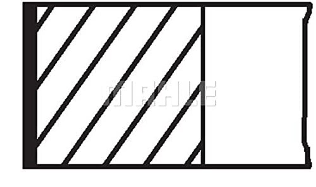 MAHLE 083 27 N1 Kolbenringsatz Kolbenringe für BMW 3 Touring (E91) 3 Limousine (E90) 5 Touring (F11) 1 Schrägheck (E87) 5 Limousine (E60) 5 Limou...