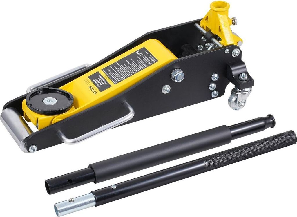 Low Profile Floor Jack 2 Ton Heavy Duty Dual Piston Rapid Pump
