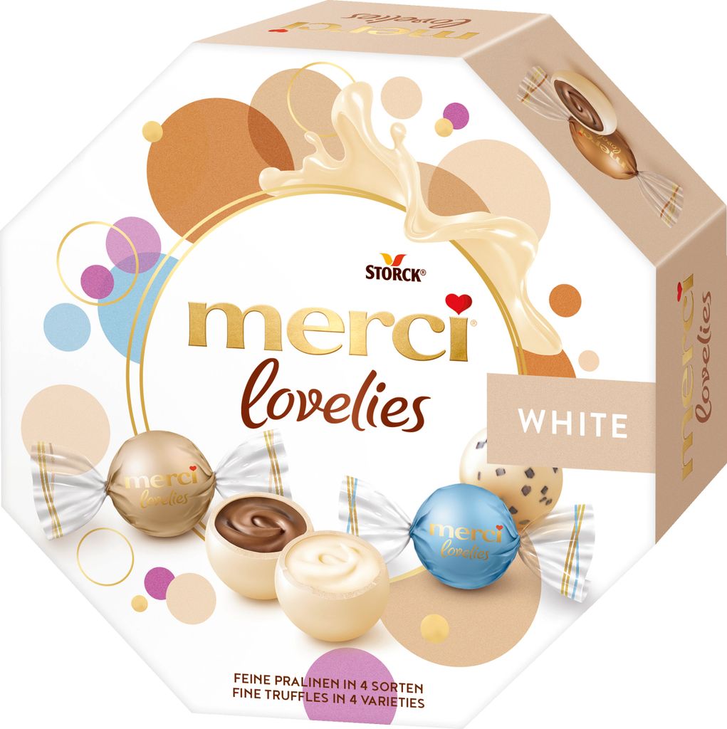 Merci Lovelies blanc 185g Image du produit 