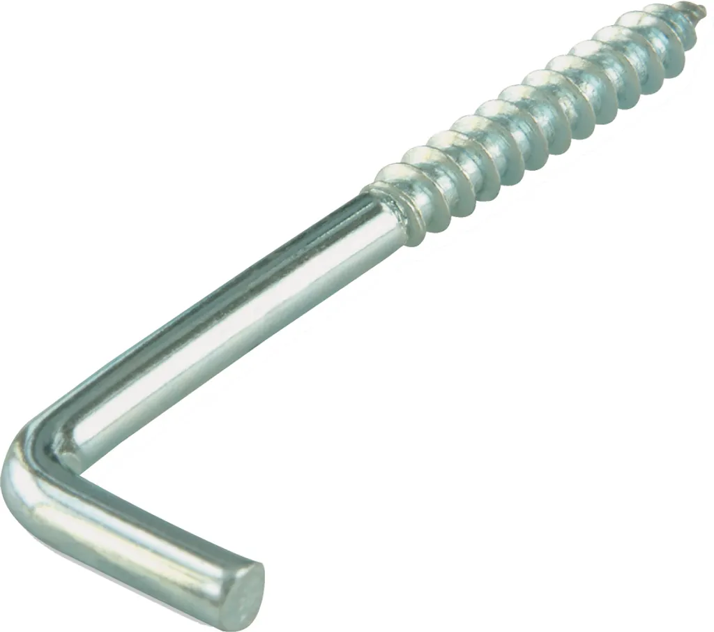 Fixer Sans Fragiliser : Crochet Droit 40 x 3,0 mm Zingué suki. - 25 Pièces
