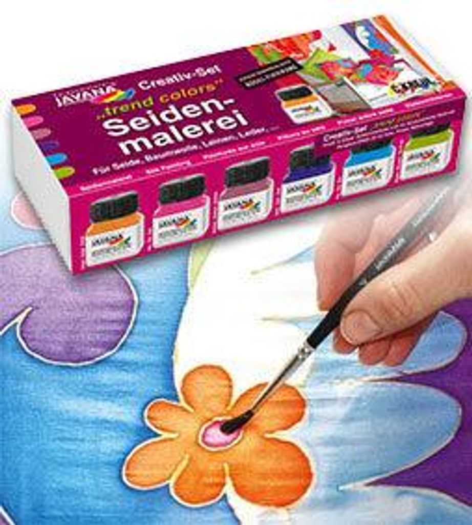 KREUL Javana Seidenmalfarben-Set Trend Colors 6 × 20 ml Produktbild 