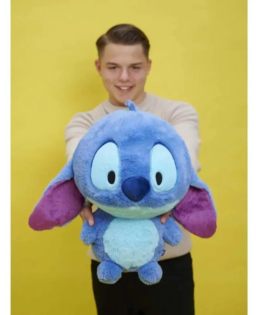 Grande Peluche Stitch 35 cm Huggable - Textile Ultra Doux de Disney - 7