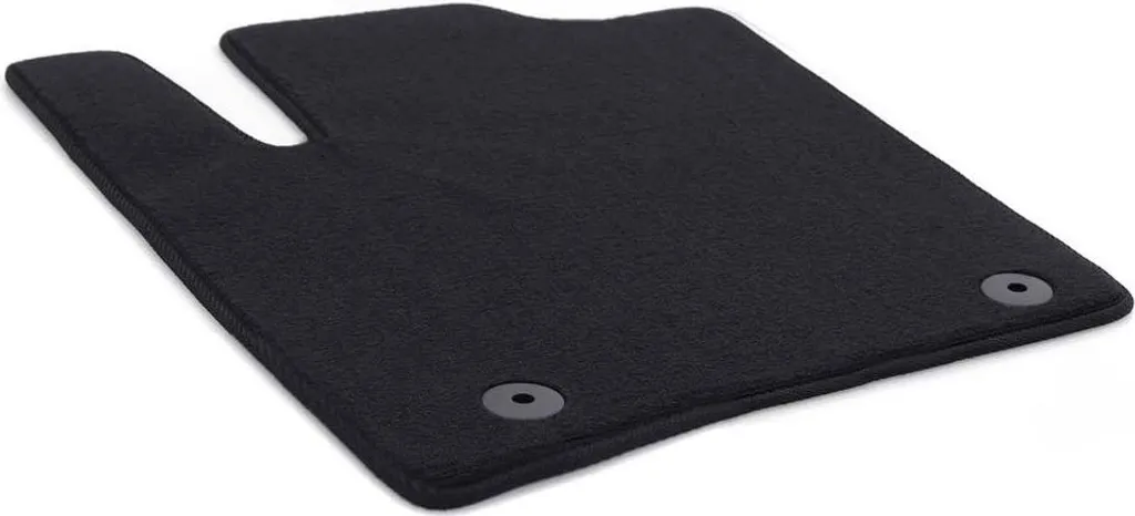 Tappeto Auto Peugeot e-208 Elettrica Nero Velour Anteriore Lato Guida