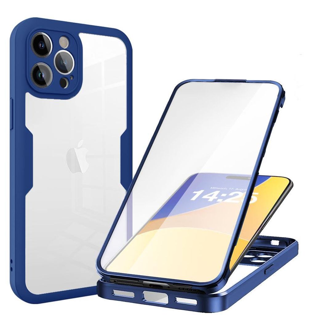 360 Grad Rundum Schutz Handyhülle für Apple iPhone 15 Pro Produktbild 