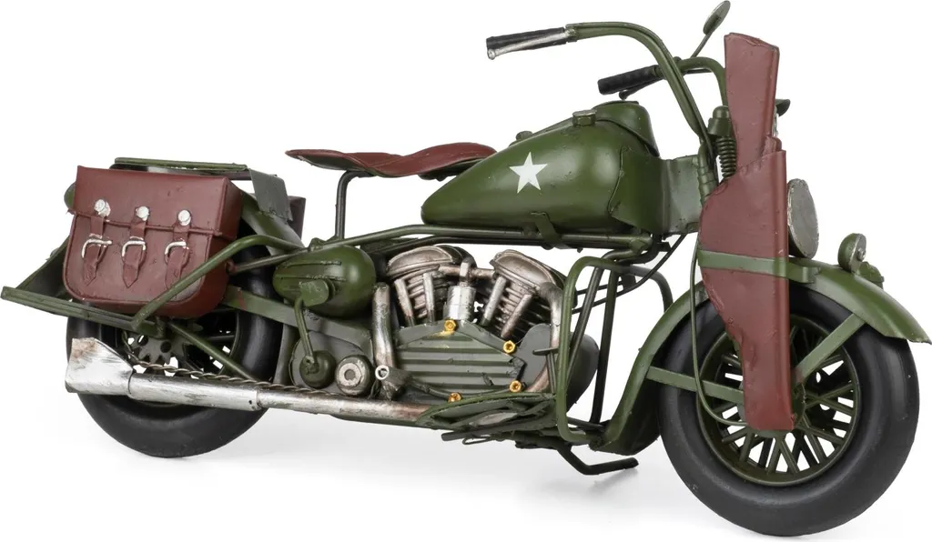 Moto Militare Latta Verde Moritz - Idea Regalo Vintage e Nostalgia
