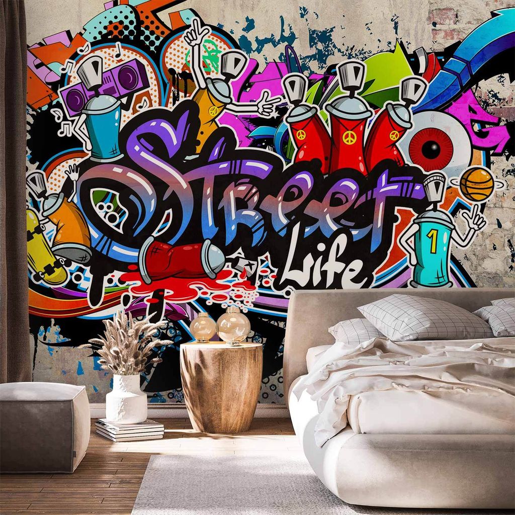 Vlies Fototapete - Street Game 100x70 cm Streetart i-A-0108-a-c