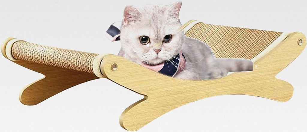 Kratzbrett Für Katzen | Kratzbett Indoor Kratzmatte | Sisal Katzenschlafplatz Möbelschutz Für Boden Sofa Wand Teppich Tür Beschäftigung