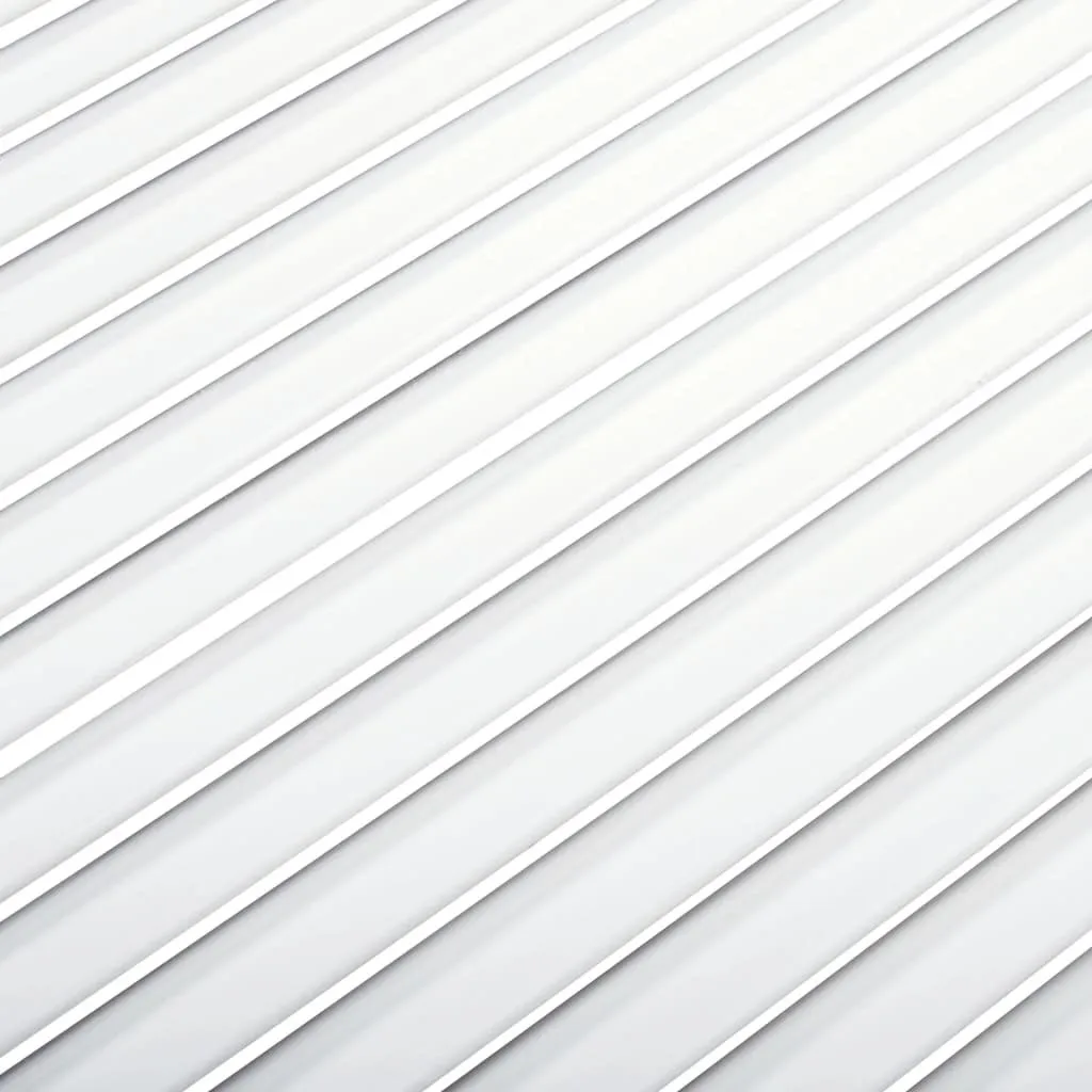 Set 2 Ante Design a Doghe in Legno Bianco 69x39.4cm | Offerta Online - 5