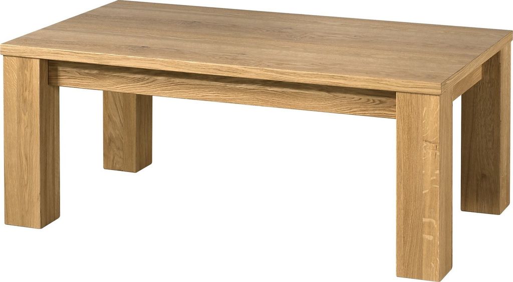 Furniture24 Couchtisch Velvet 41 Kaffetisch Eiche Massivholz Natur Eiche Gebürstet
