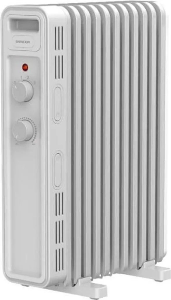 Radiateur à bain d'huile mobile Sencor SOH 3411WH pour chauffage d'appoint