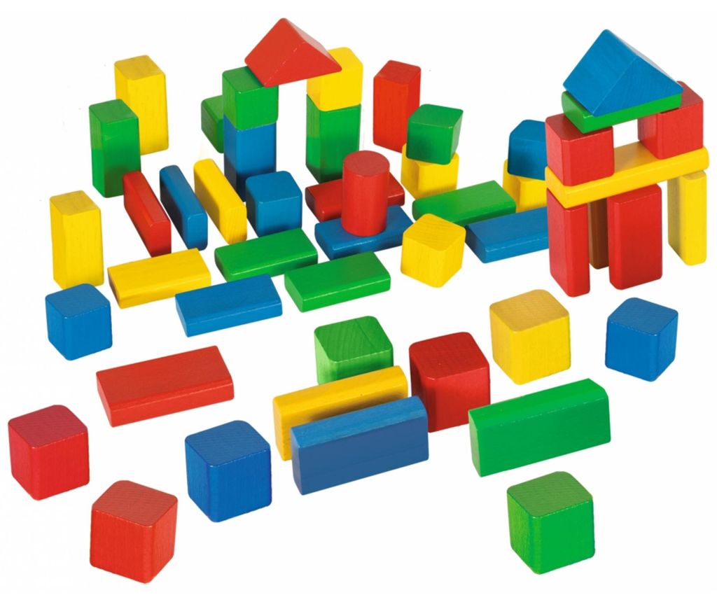 Eichhorn Bunte Holzbausteine, Bausatz, 1 Jahr(e), Holz, 50 Produktbild 