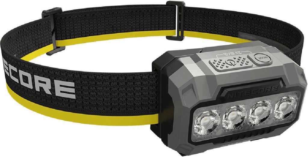 Nitecore HA23 UHE 600 Lumen - LED Stirnlampe Schwarz Produktbild 