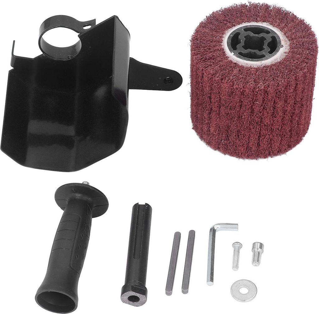 Poliermaschinen-Set mit Winkelschleiferaufsatz für Holz- und Metallbearbeitung M10