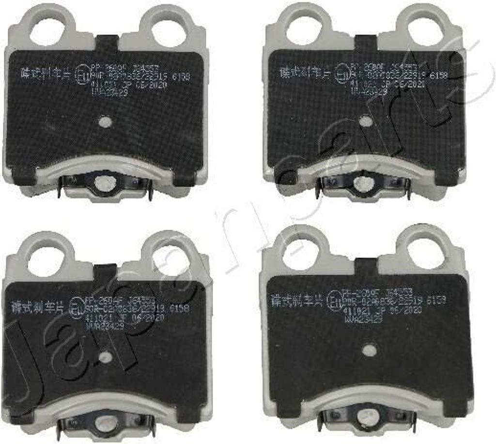 JAPANPARTS PP-260AF - OE 0446630120 Bremsbeläge, Hinten für GS (S16), GS (S19), IS I (E1), IS Sportcross (E1)