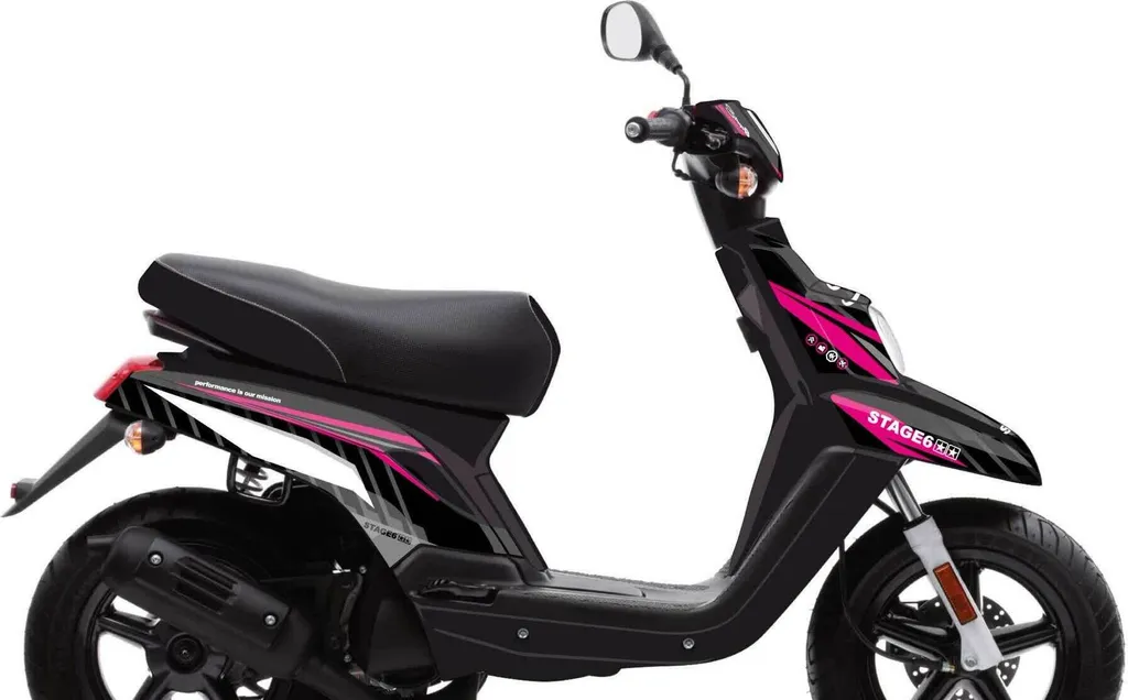 Kit graphique pour Yamaha Bws après 2004 Stage6 Rose - Autocollants