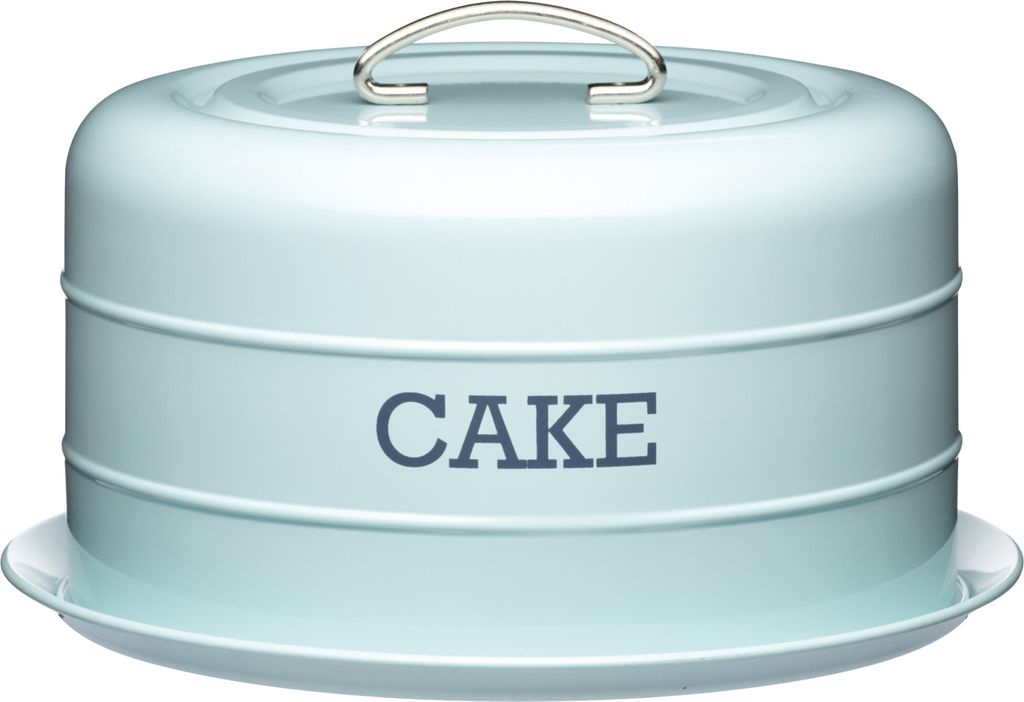 Nostalgie Kuchendose im Vintage Stil 28,5cm - Vitage Blau Produktbild 