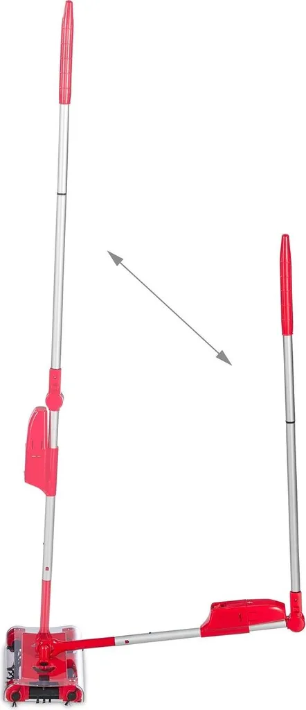 Dites adieu à la poussière avec ce balai balayeur multifonction rouge - 5